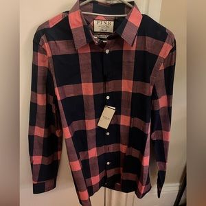 Men’s Thomas pink button down